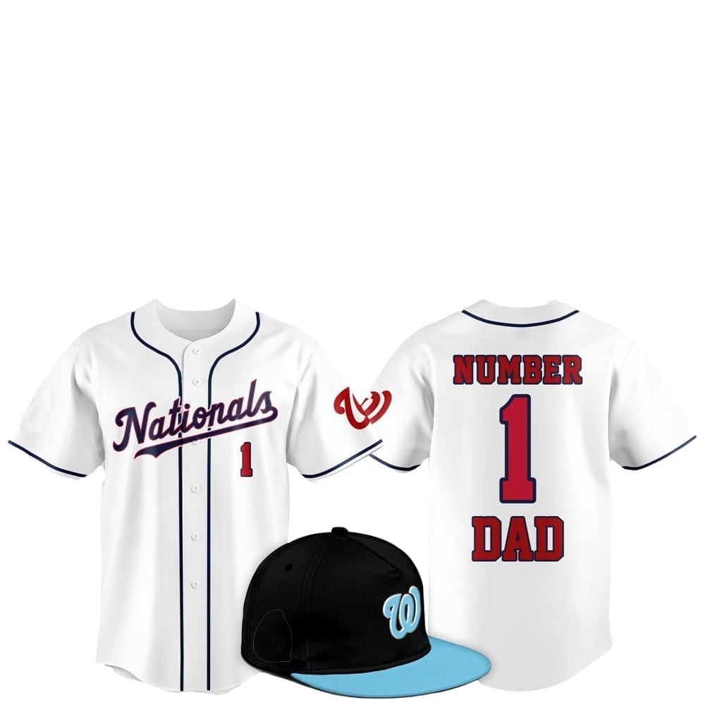 2025 Washington Nationals Father Day Number 1 Dad Baseball Jersey - Grishko.com T-Shirts, Hoodie, Sweatshirt | WearSparks.com