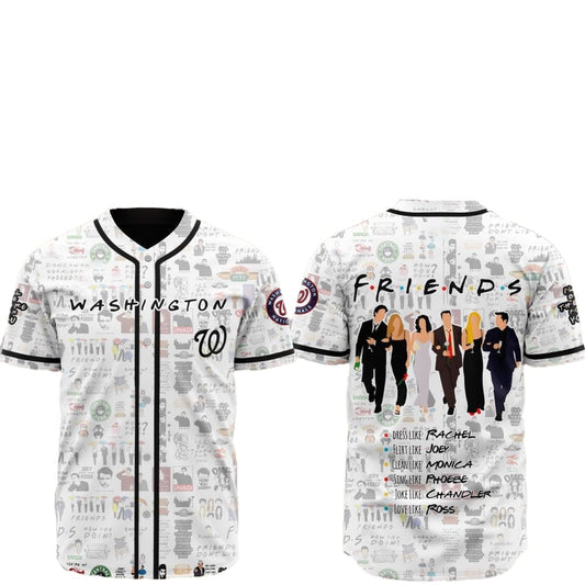 2025 Washington Nationals Friends Baseball Jersey - Grishko.com T-Shirts, Hoodie, Sweatshirt | WearSparks.com