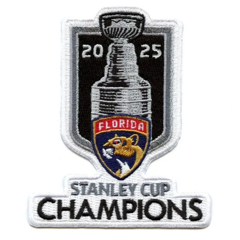 2025 nhl stanley cup final champions florida panthers jersey patch