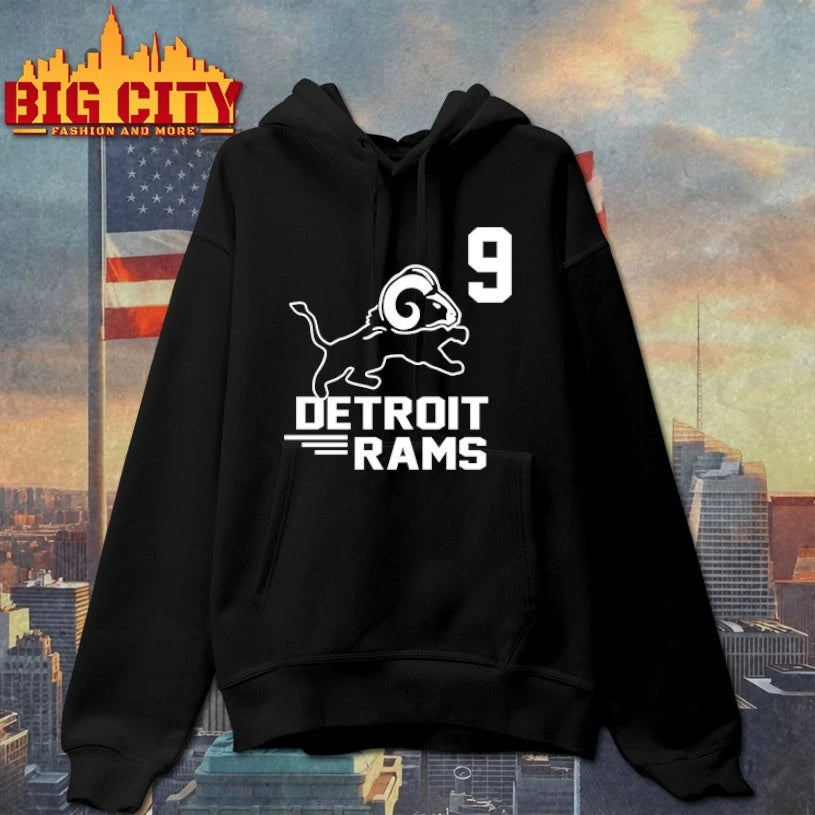 2026 Detroit Rams Number 9 shirt