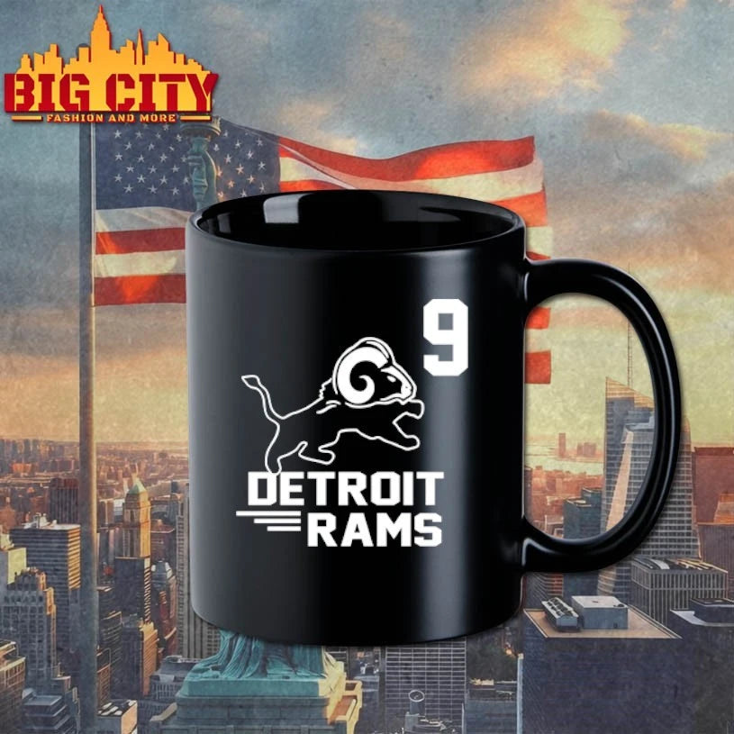 2026 Detroit Rams Number 9 shirt
