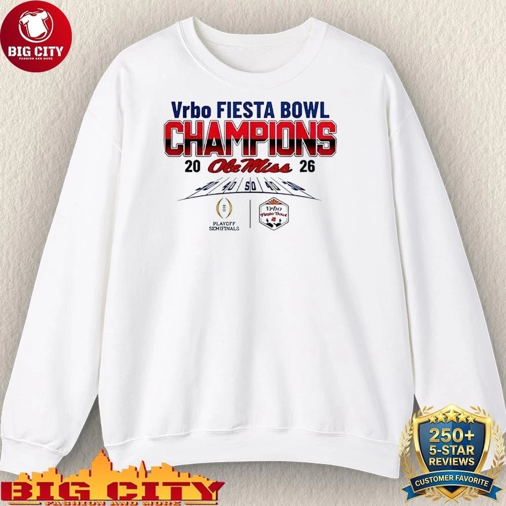 2026 Ole Miss Fiesta Bowl Champions Hotty Toddy Shirt