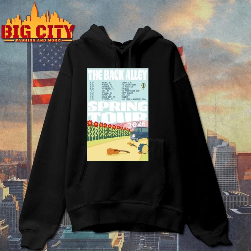 2026 The Back Alley Spring Tour Poster Shirt