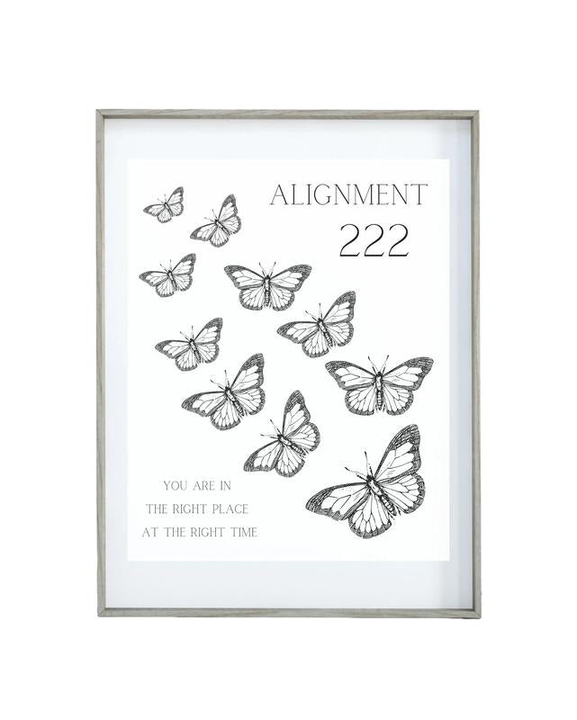 222 Angel Number Poster, 222 Wall Print, Angel Number 222 Poster, College Apartment Decor Aesthetic, Gifts For Women...