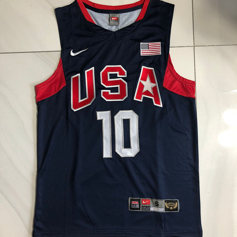 #10 Bryant USA Dream 10 Authentic jersey navy Style 15