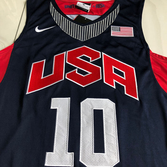 #10 Bryant USA Dream 10 Authentic jersey navy Style 2