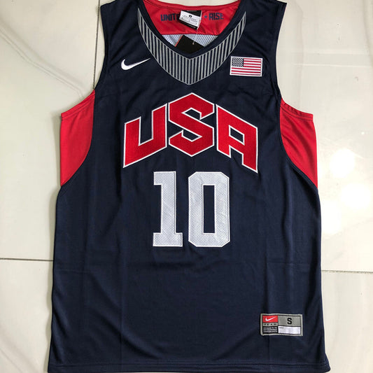 #10 Bryant USA Dream 10 Authentic jersey navy Style 6