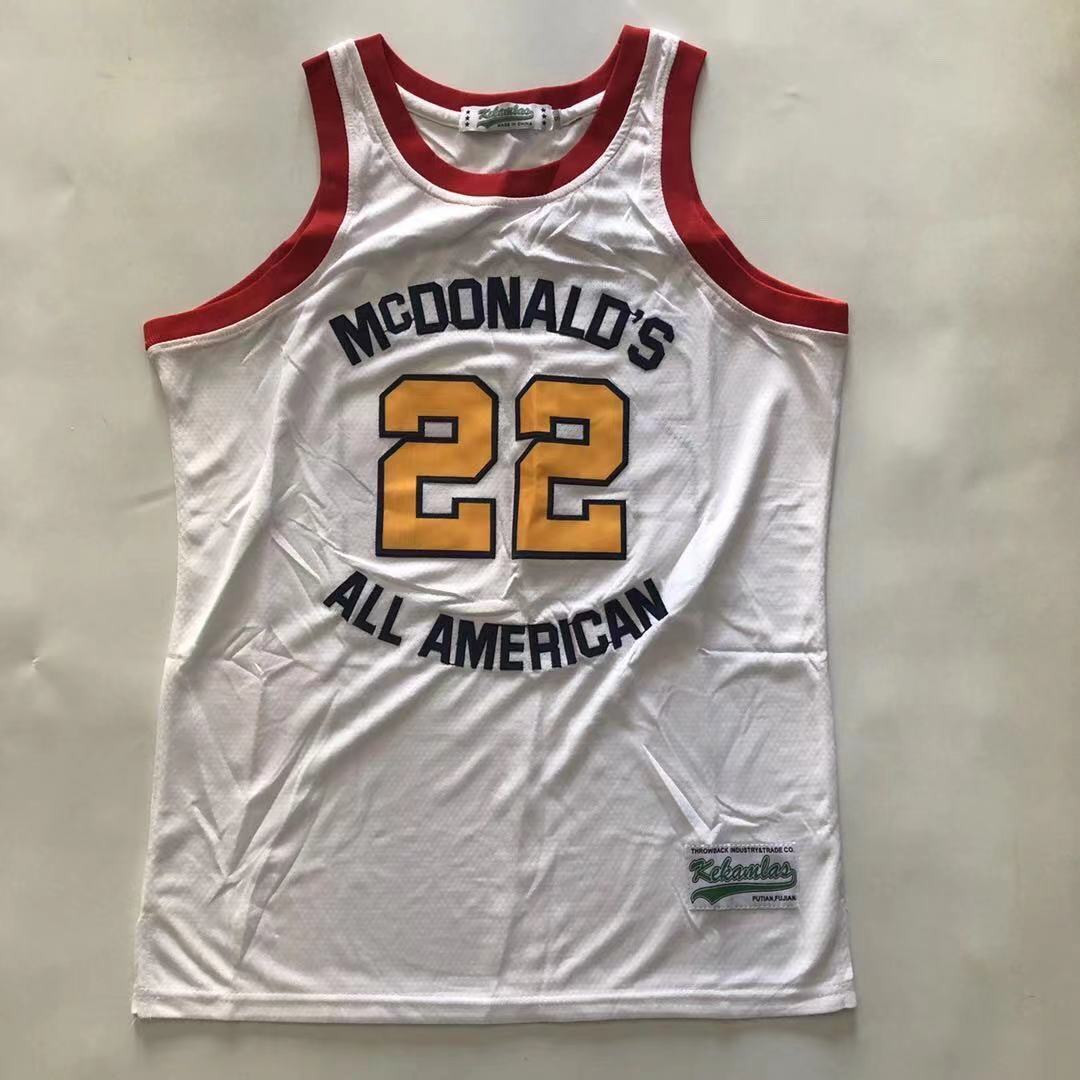 #22 Anthony Mcdonald's All American jersey white Style 1
