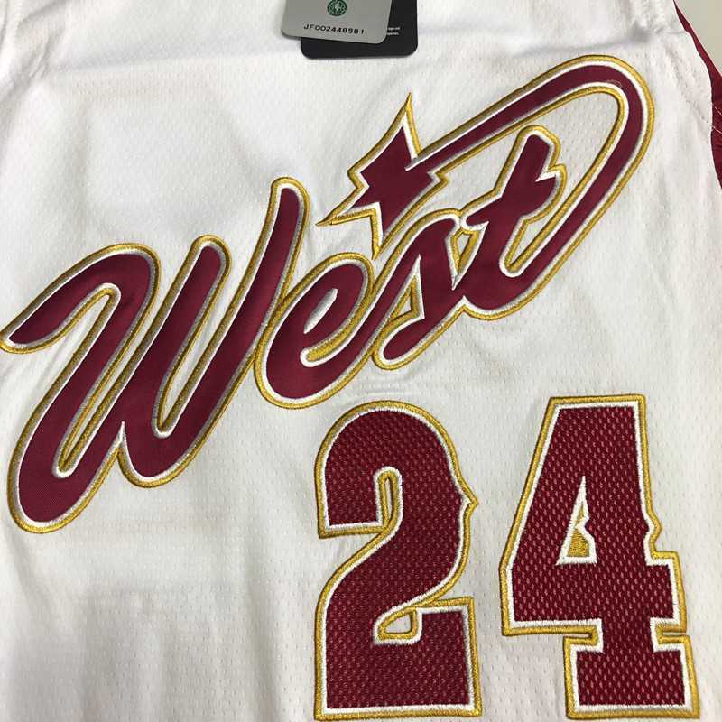 #24 kobe bryant 2007 all star game authentic jersey Style 1