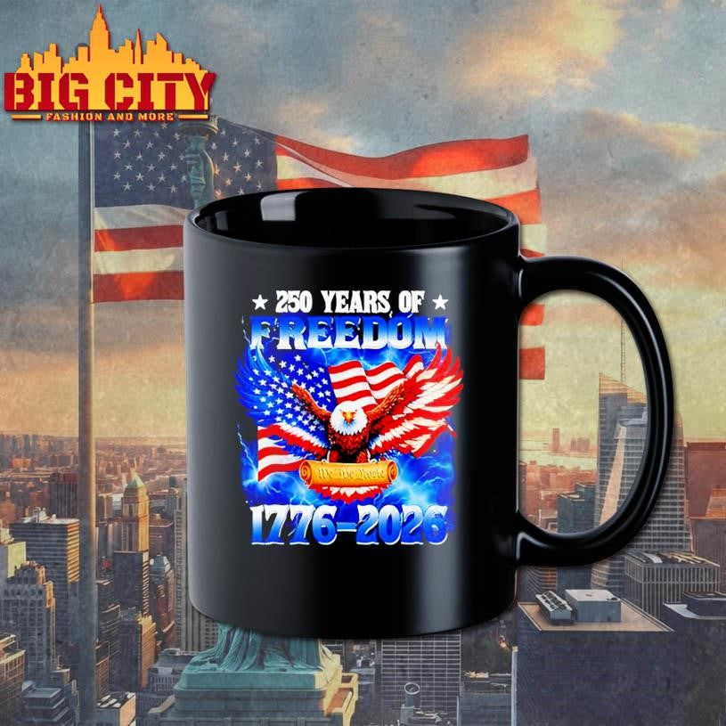 250 Years Of Freedom American 1776 2026 250th USA Birthday shirt