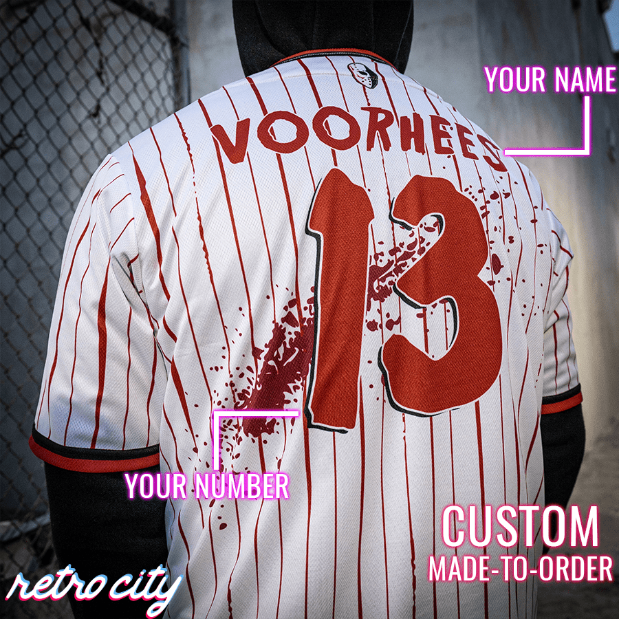 Camp Crystal Lake Jason Voorhees Custom Baseball Jersey