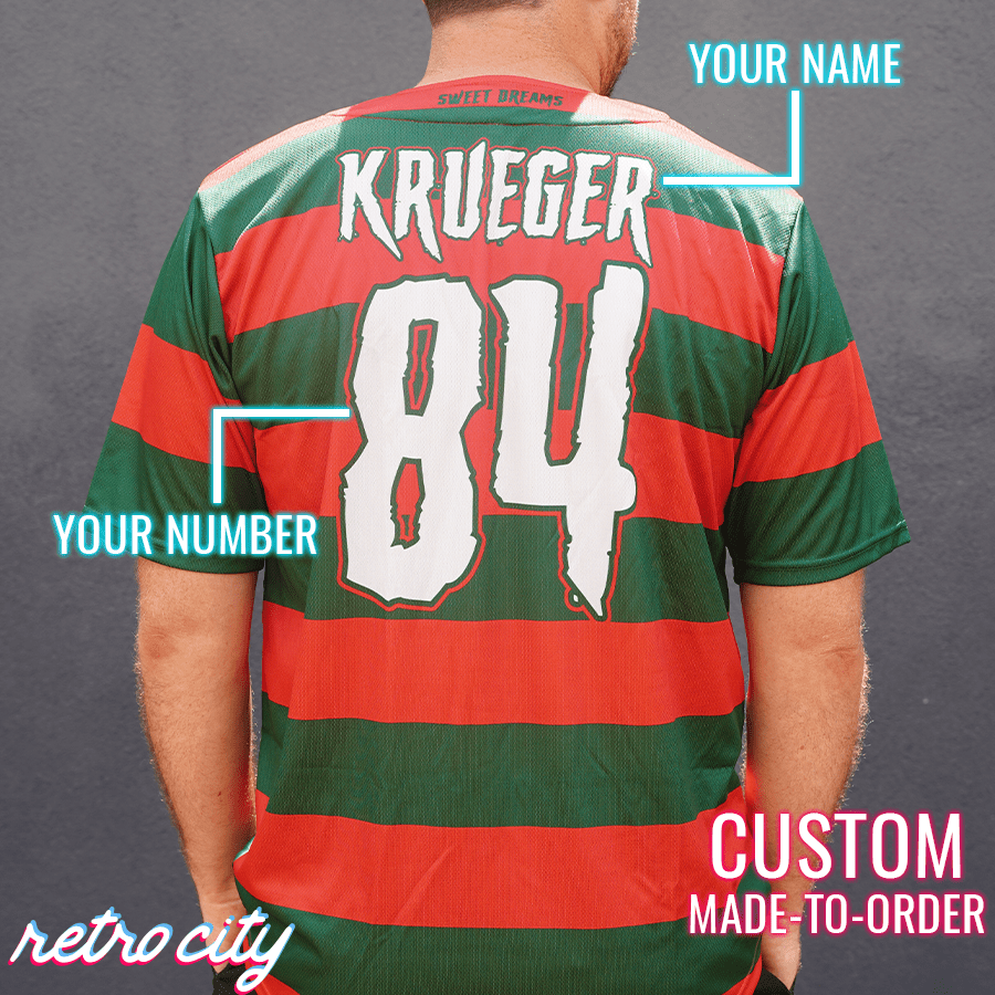 Elm Street Sweet Dreams Custom Baseball Jersey