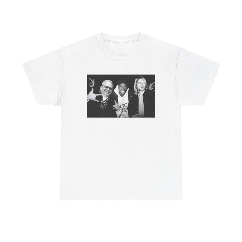 2PAC Pope Leo XIV Kurt Cobain Tshirt, Funny Tshirt, Rap Shirt Hoodie, Sweatshirt | WearSparks.com