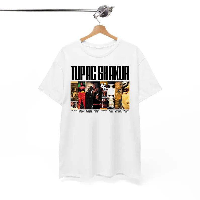 2Pac Album Shirt, 2PAC Rapper Tshirt, Gift For Fan, 90s Hip Hop Tee, TuPac Quotes Shirt, Vintage Tupac Graphic Tees,...