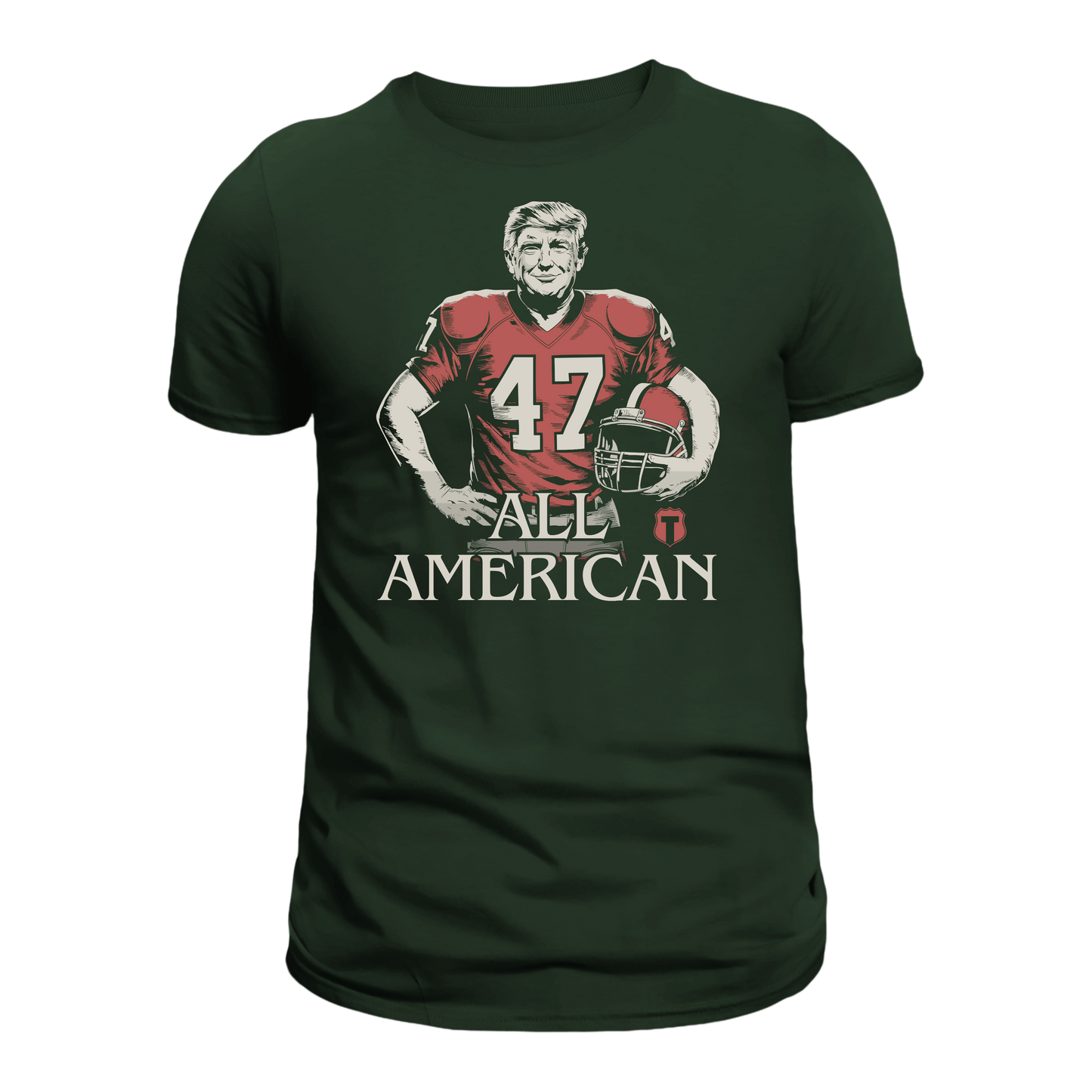 All American T-Shirt Hoodie, Sweatshirt | WearSparks.com (Image 3)