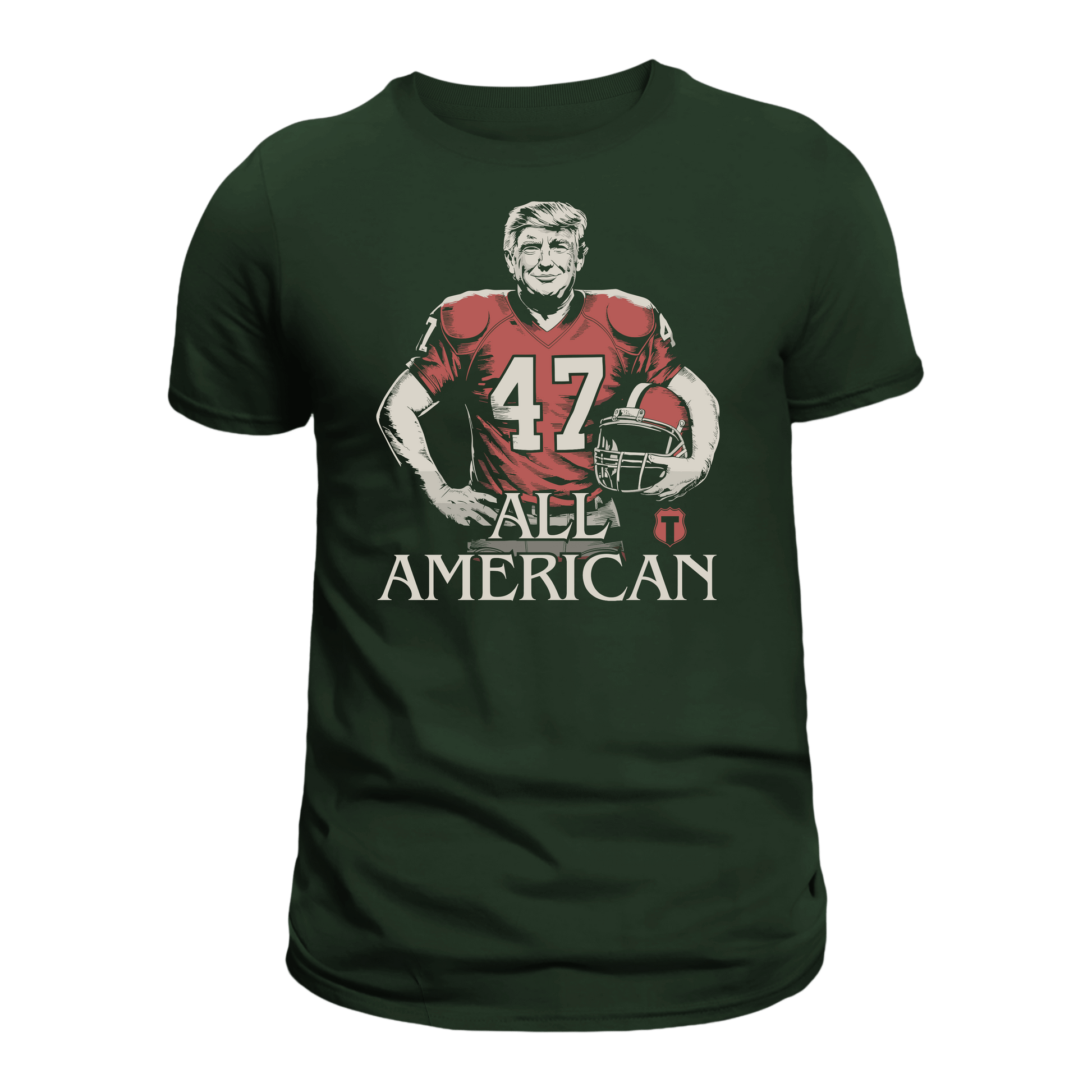 All American T-Shirt Hoodie, Sweatshirt | WearSparks.com (Image 3)