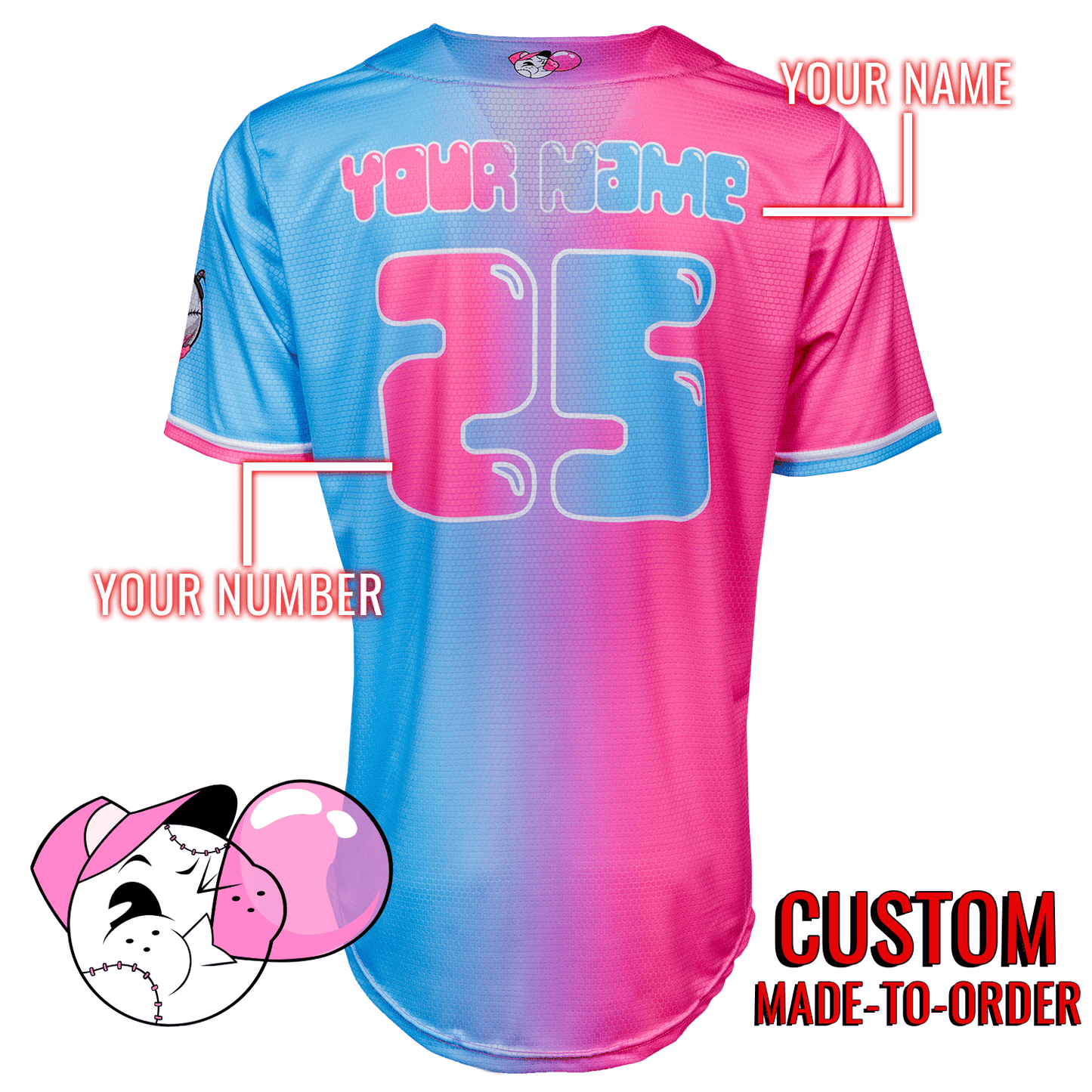 Bubblegum Boys Lifestyle Baseball Jersey *CUSTOM*