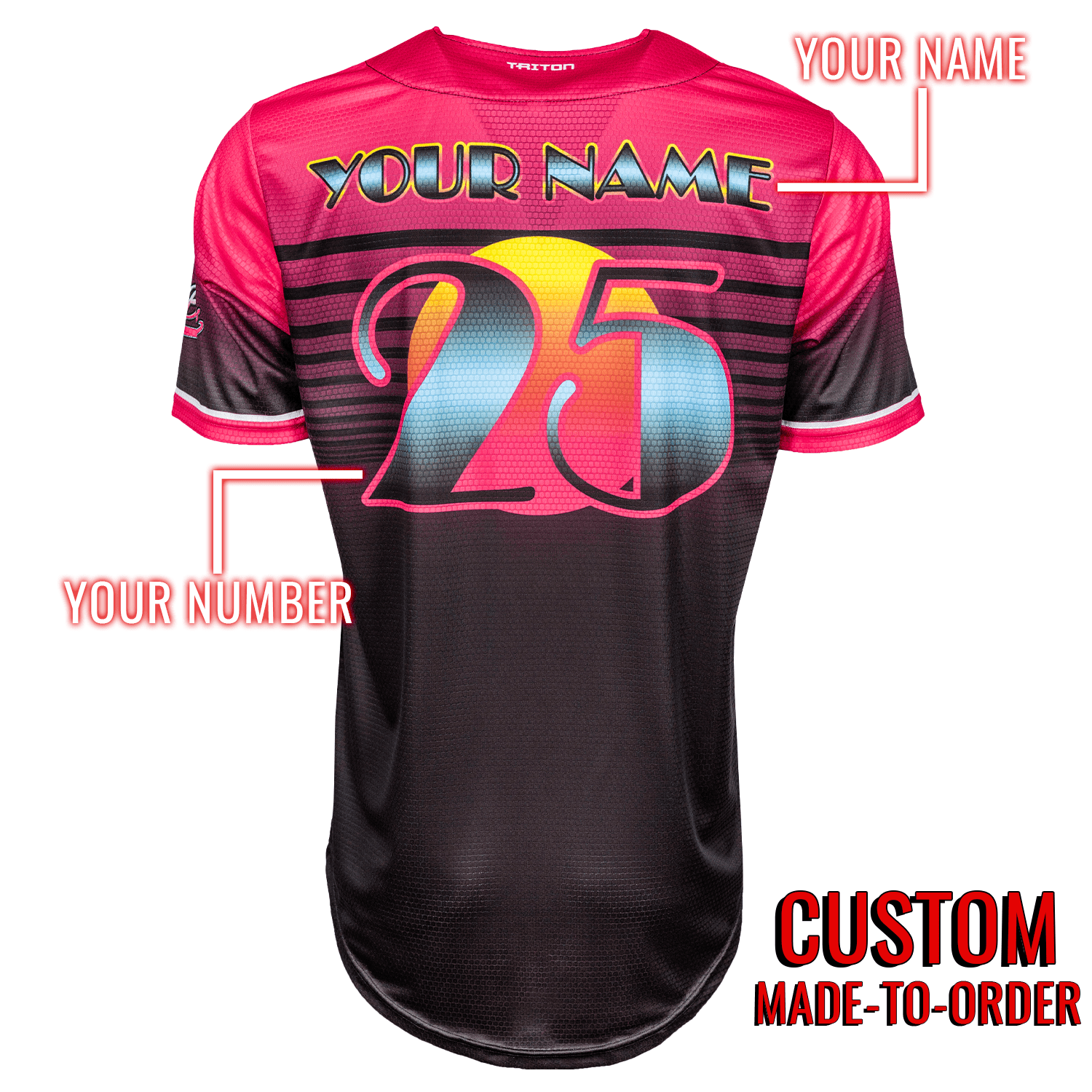 Miami Vice Lifestyle Baseball Jersey *CUSTOM*