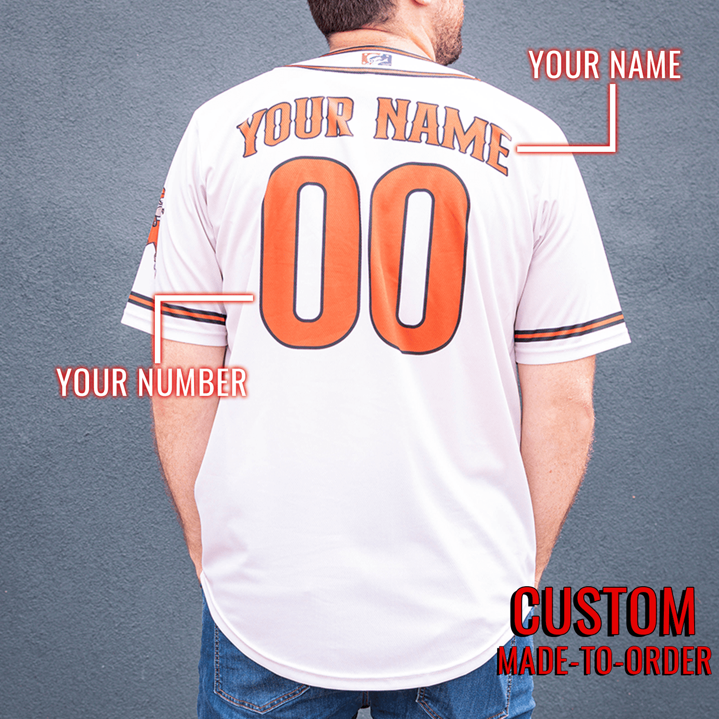 Appalachian Moonshiners Seamhead Baseball League Jersey (Home) *CUSTOM*