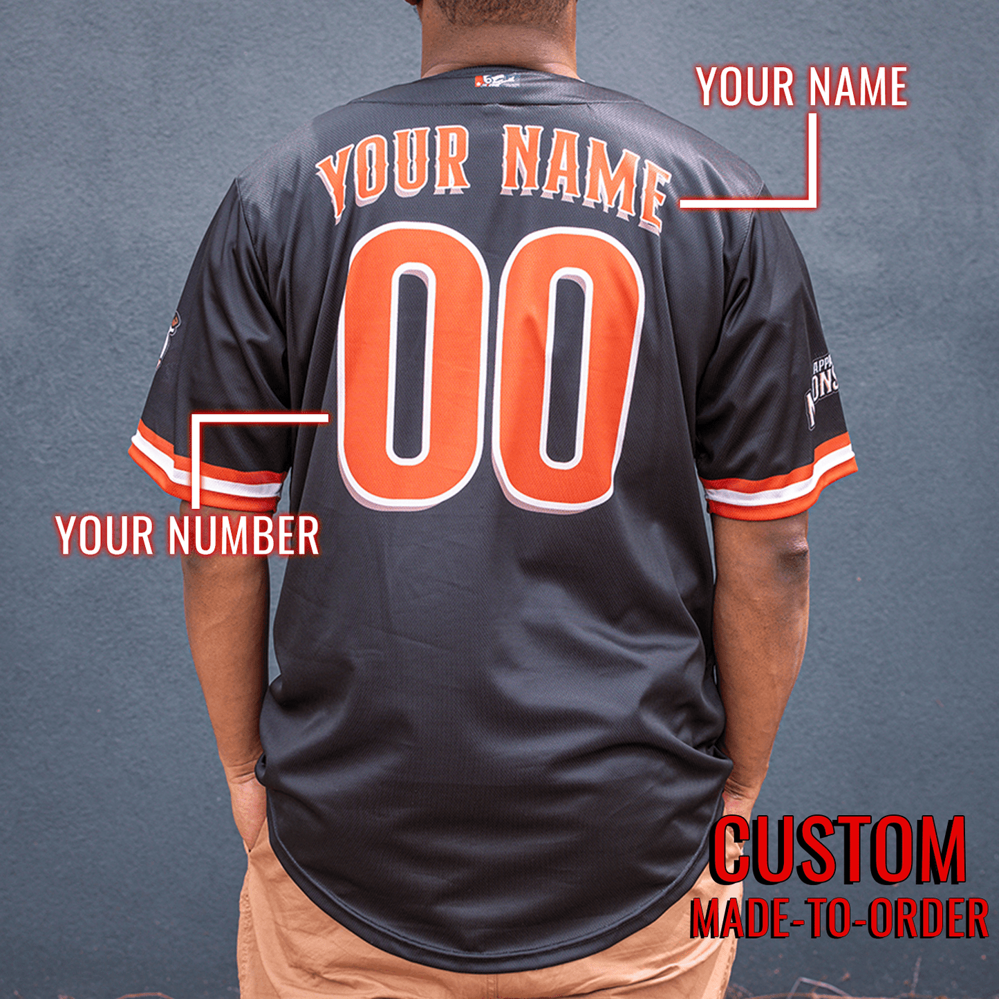 Appalachian Moonshiners Seamhead Baseball League Jersey (Away) *CUSTOM*
