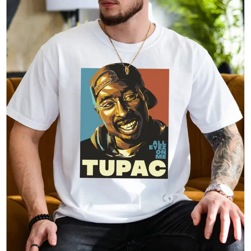 2pac Hip Hop Rapper Unisex T Shirt, Hip Hop Shirt, Tupac Rapper Tee, Old School Rapper Sweatshirt, Unisex Sweater...