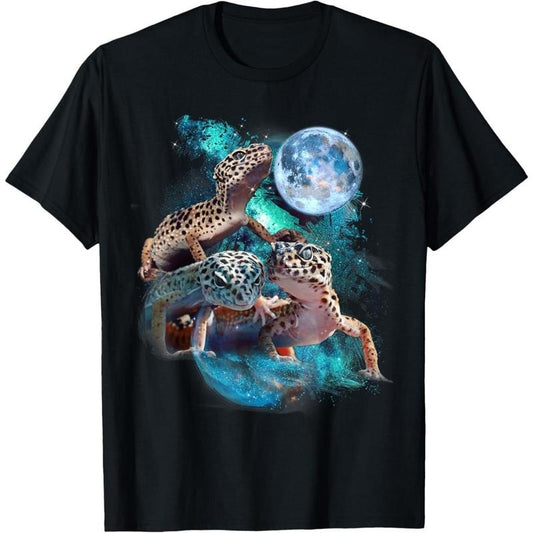 3 Moon Gecko Funny Reptile Leopard Lizard Geckos Art Novelty T-Shirt Hoodie, Sweatshirt | WearSparks.com