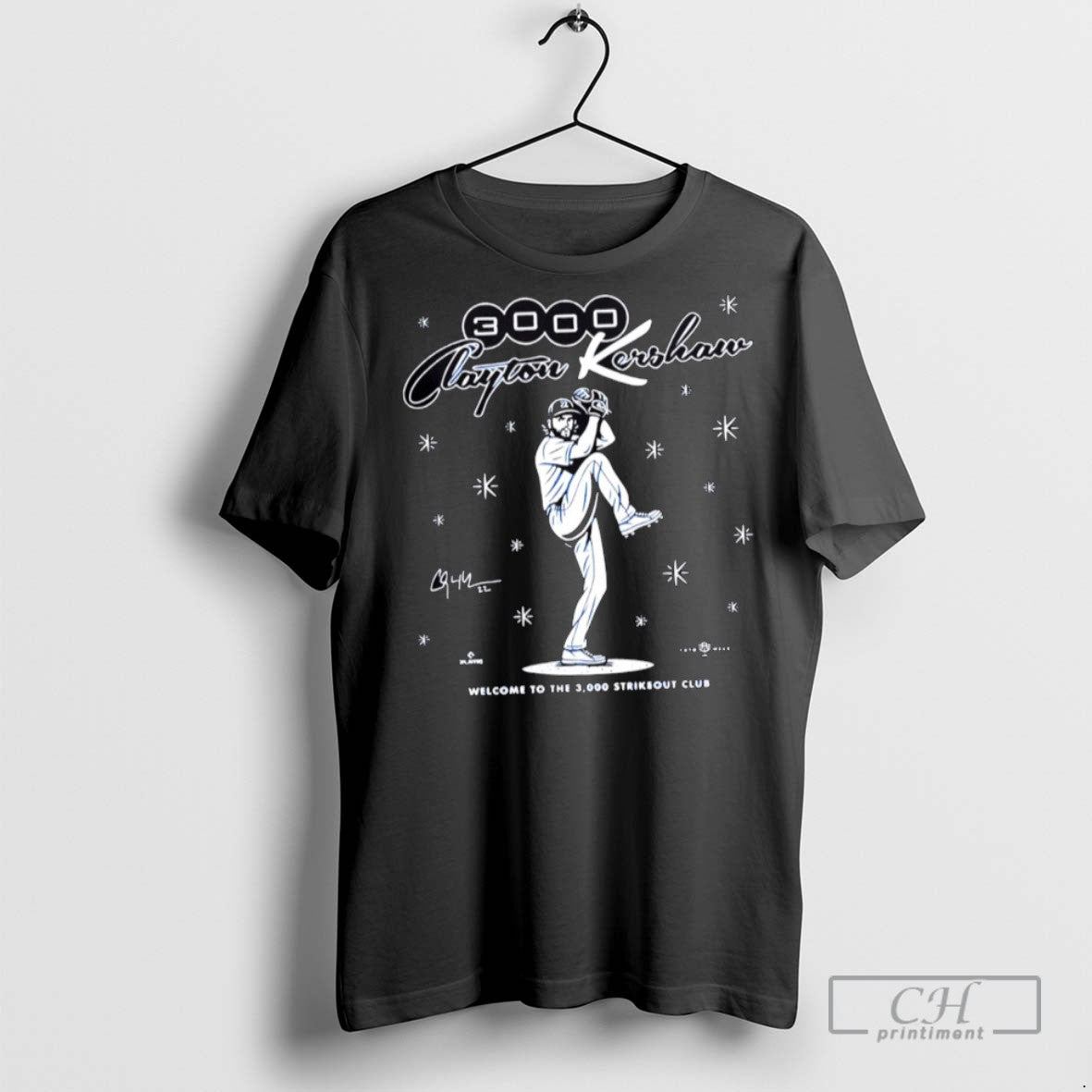 3000ks Clayton Kershaw T Shirts