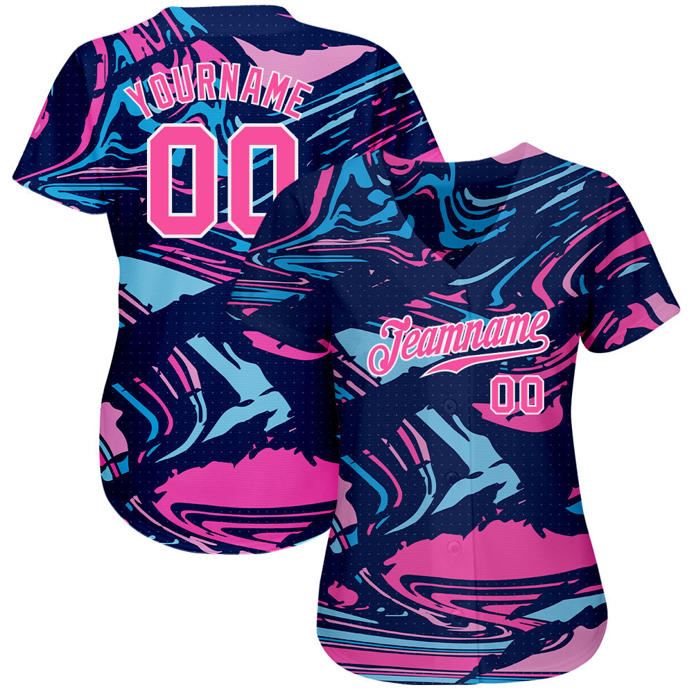 Custom 3D Pattern Design Sport Authentic Baseball Jersey T-Shirts, Hoodie, Sweatshirt | WearSparks.com (Image 2)