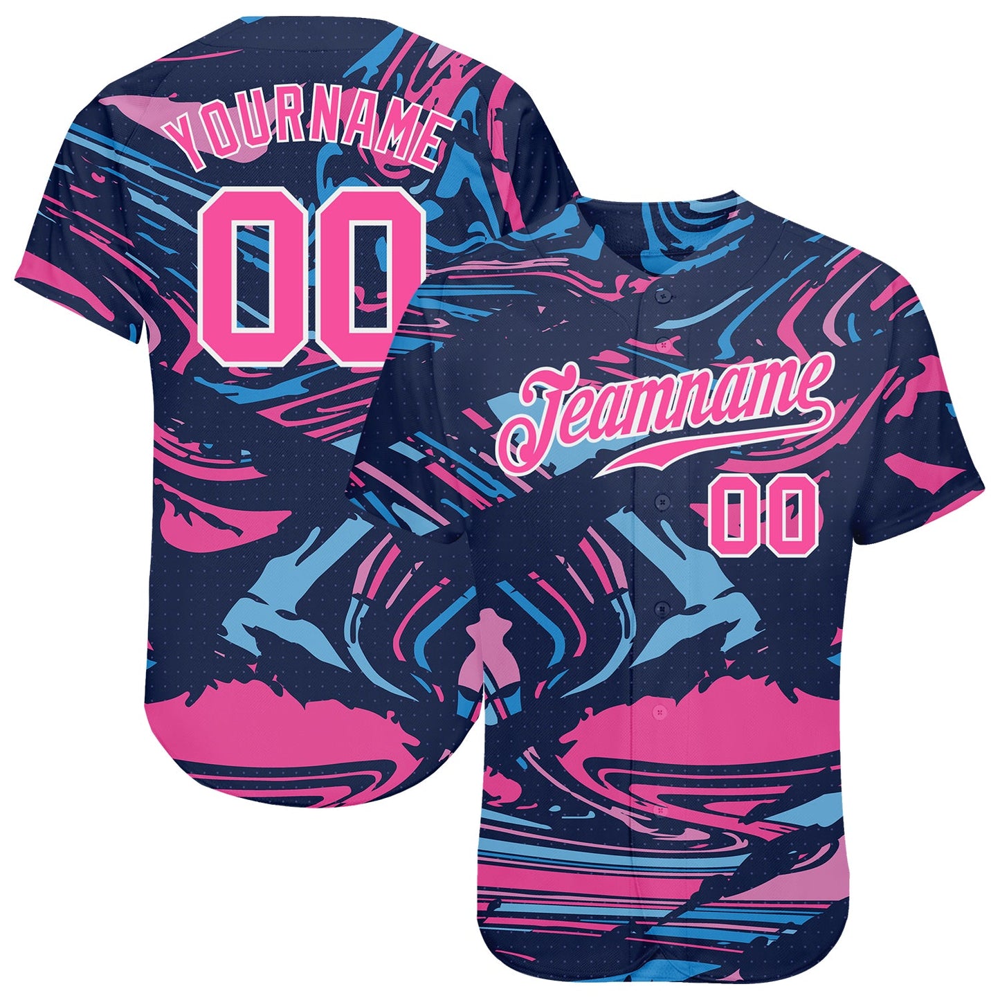 Custom 3D Pattern Design Sport Authentic Baseball Jersey T-Shirts, Hoodie, Sweatshirt | WearSparks.com (Image 1)