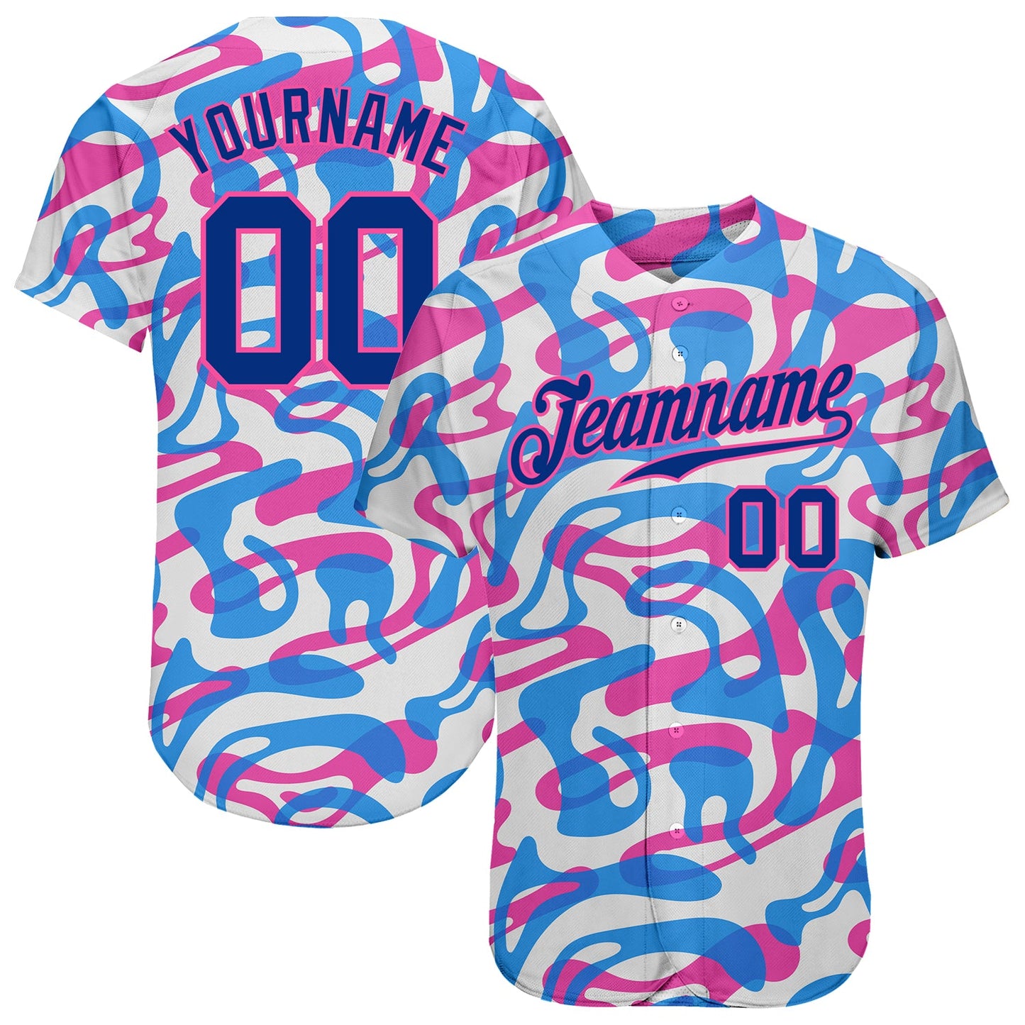 Custom 3D Pattern Design Music Festival Authentic Baseball Jersey T-Shirts, Hoodie, Sweatshirt | WearSparks.com (Image 1)