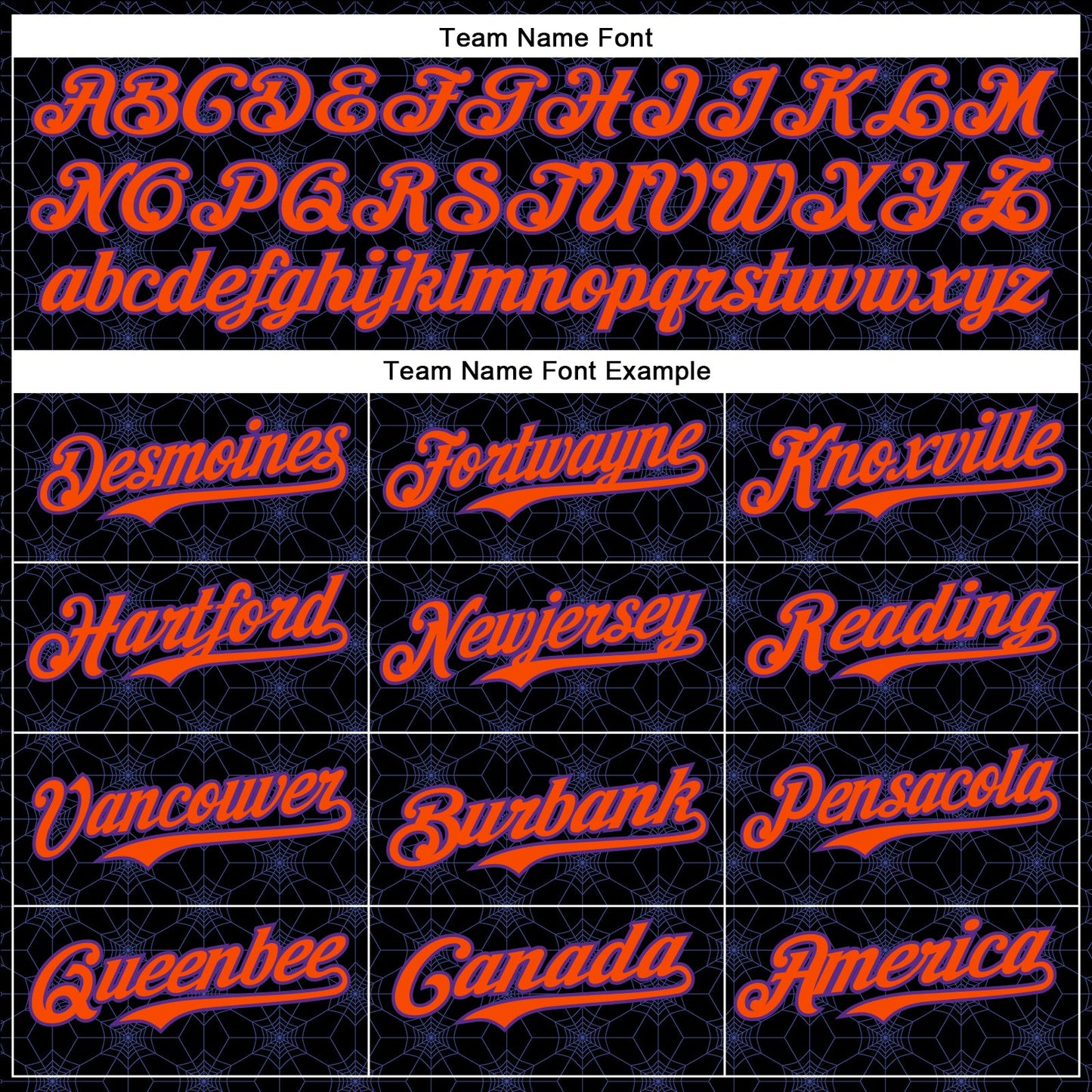 Custom Black Orange-Purple 3D Halloween Spider Net Party Costume Ideas Authentic Baseball Jersey