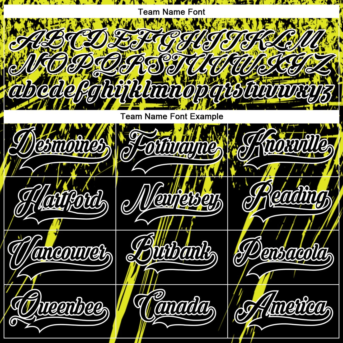 Custom Black Neon Yellow-White 3D Splash Hockey Lace Neck Jersey T-Shirts, Hoodie, Sweatshirt | WearSparks.com (Image 4)