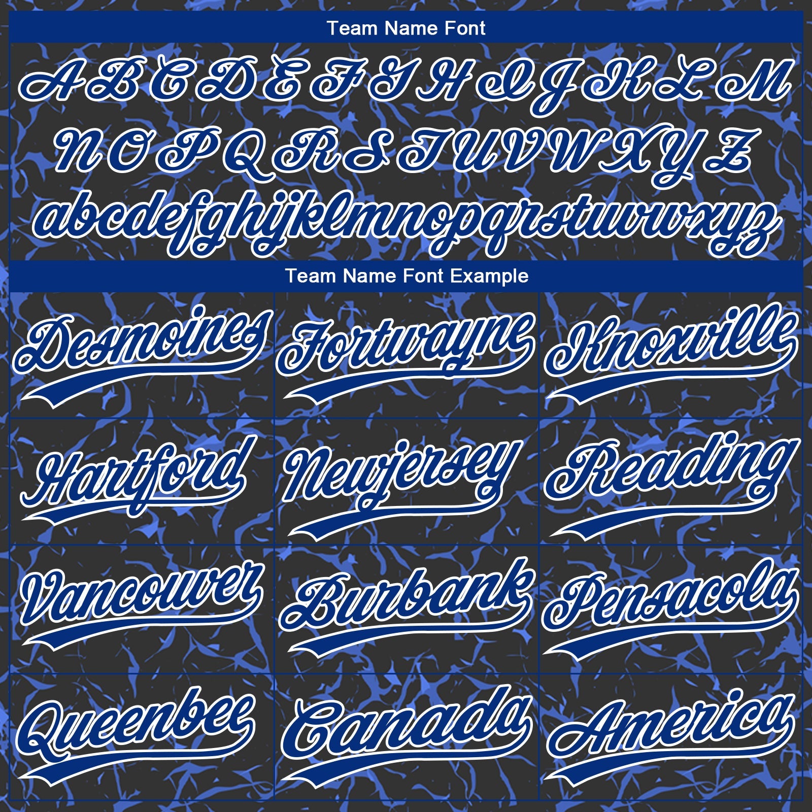 Custom Black Royal-White 3D Pattern Design Authentic Baseball Jersey