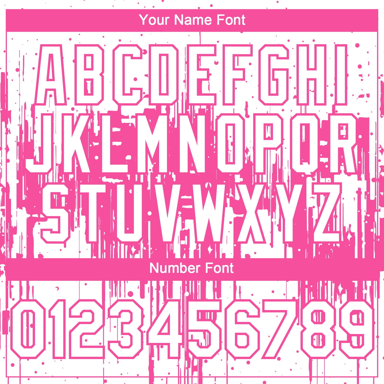 Custom White Pink Dripping Splatter Paint Authentic Baseball Jersey