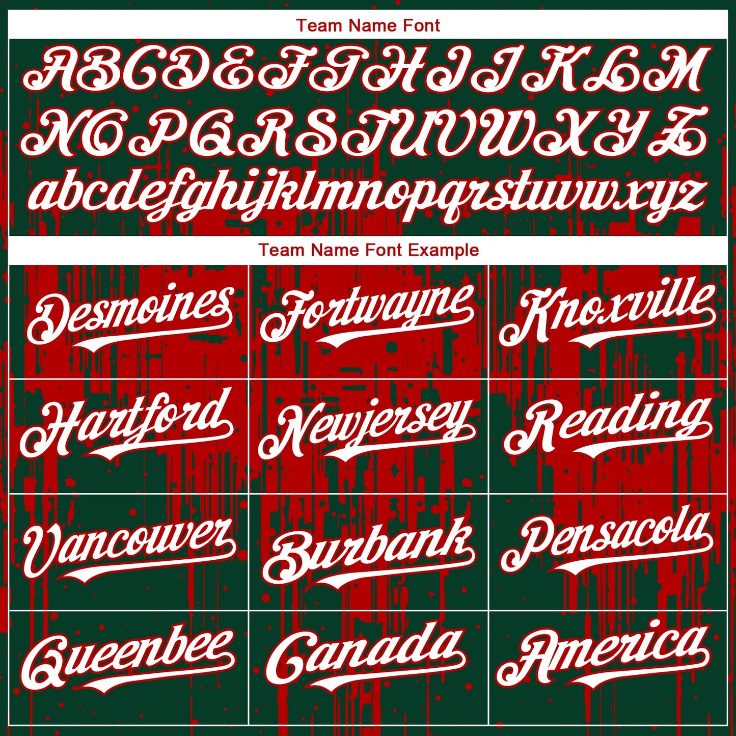Custom Green White-Red Dripping Splatter Paint Authentic Baseball Jersey