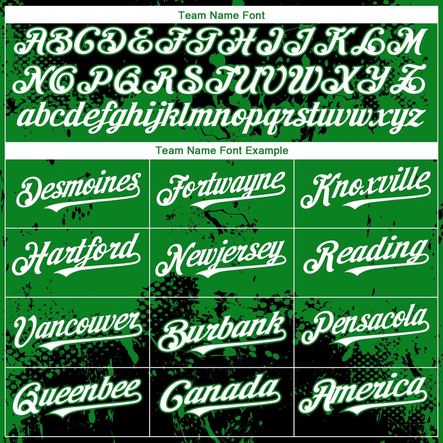 Custom Black White-Grass Green Abstract Splatter Grunge Paint Authentic Baseball Jersey
