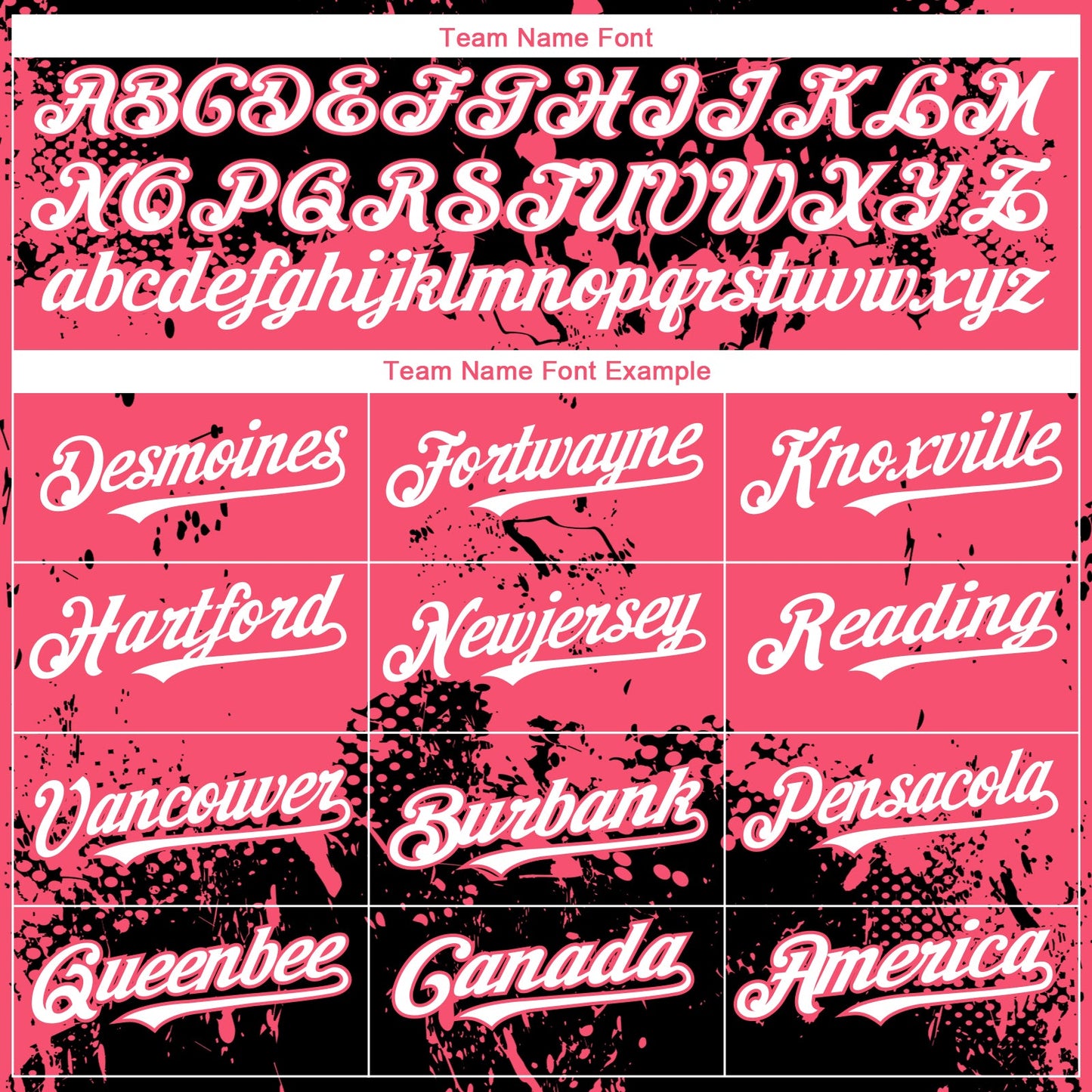 Custom Black White-Neon Pink Abstract Splatter Grunge Paint Authentic Baseball Jersey