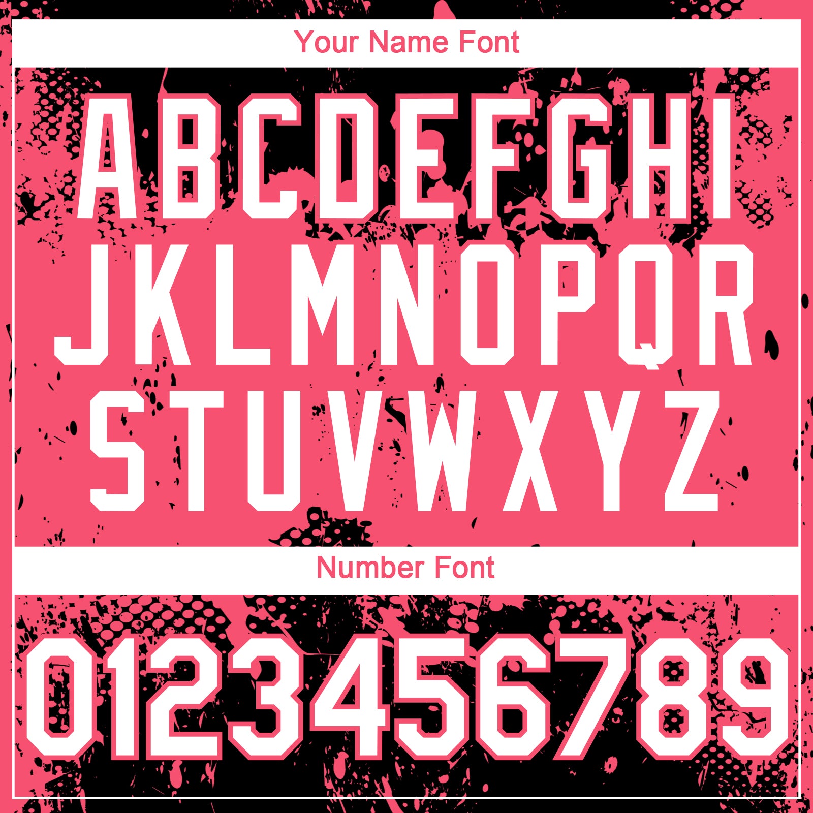 Custom Black White-Neon Pink Abstract Splatter Grunge Paint Authentic Baseball Jersey