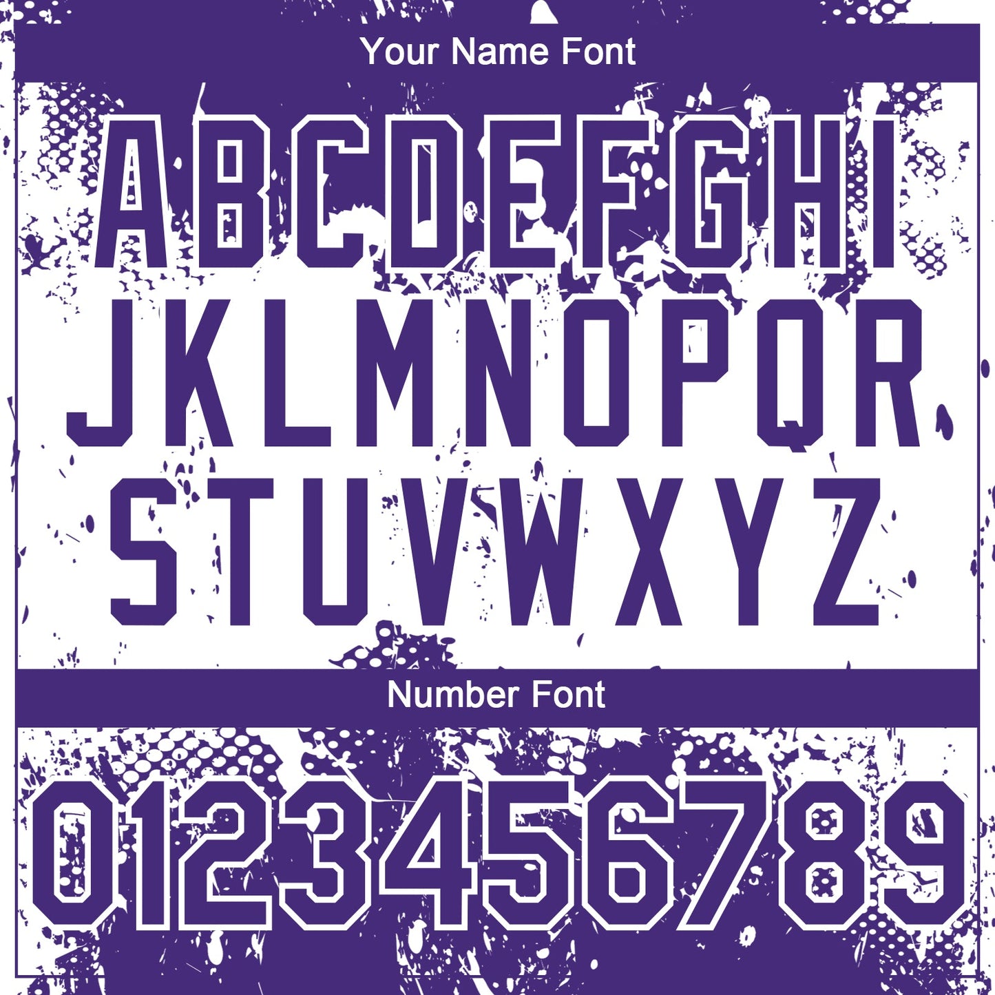 Custom Purple White Abstract Splatter Grunge Paint Authentic Baseball Jersey
