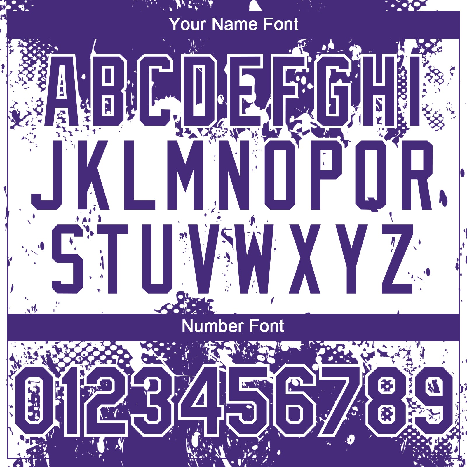 Custom Purple White Abstract Splatter Grunge Paint Authentic Baseball Jersey