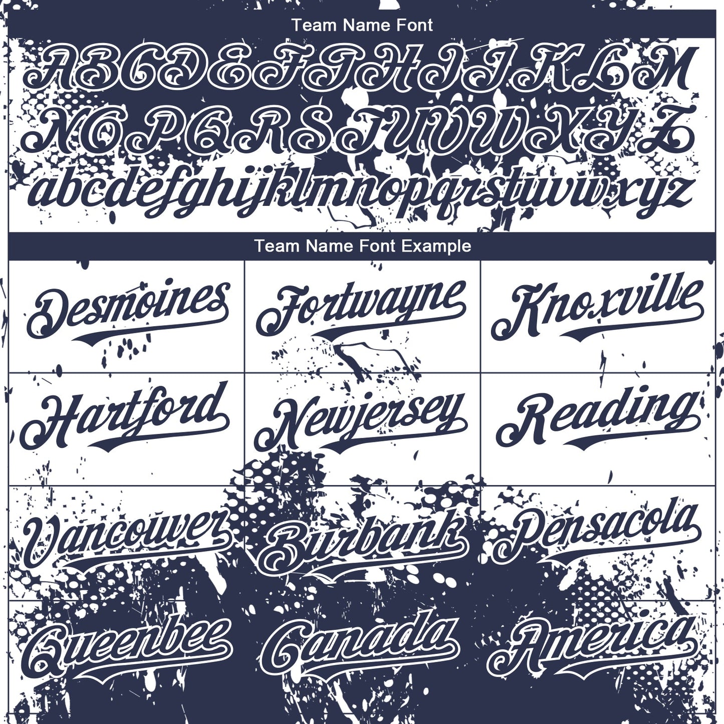 Custom Navy White Abstract Splatter Grunge Paint Authentic Baseball Jersey