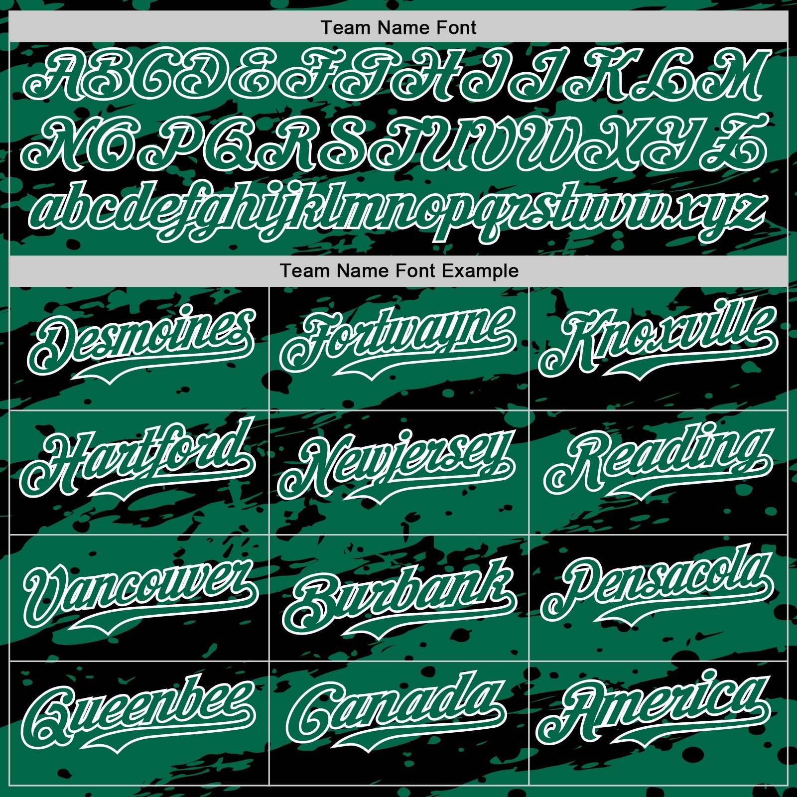 Custom Kelly Green Black-White Paint Splash Stripe Authentic Baseball Jersey