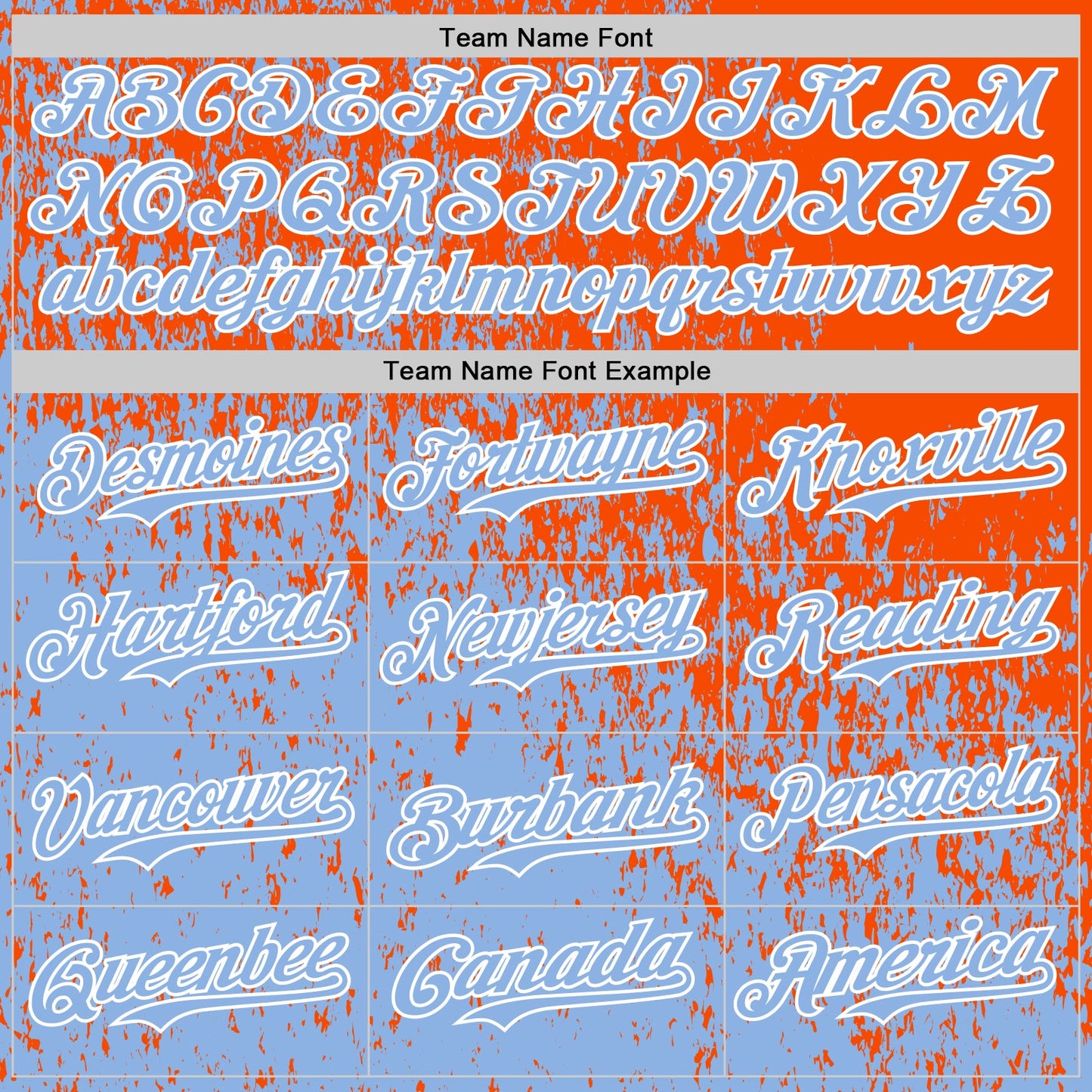 Custom Orange Light Blue-White Abstract Fragment Splatter Authentic Baseball Jersey