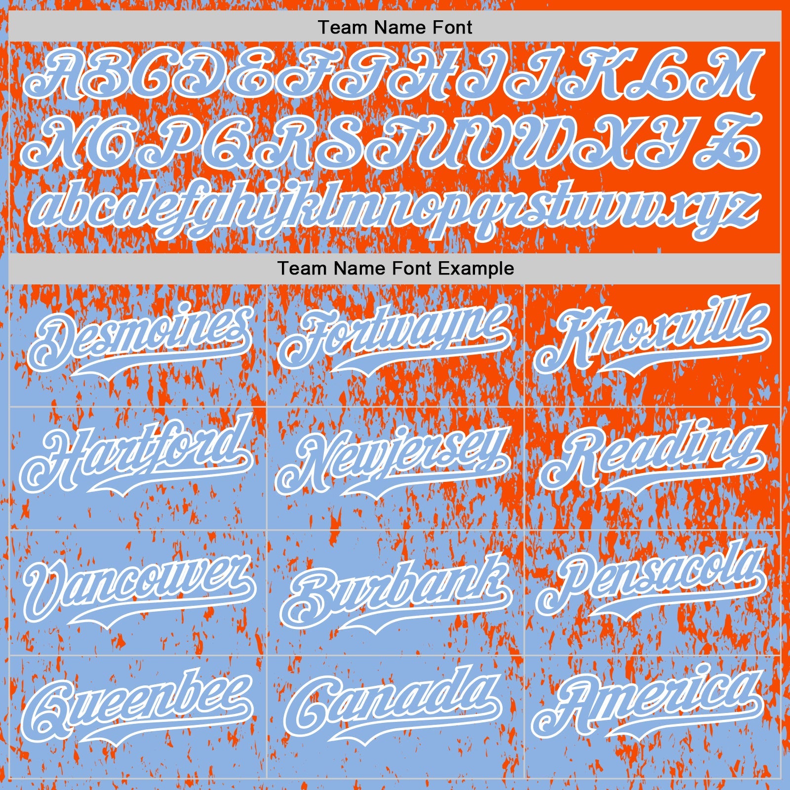 Custom Orange Light Blue-White Abstract Fragment Splatter Authentic Baseball Jersey