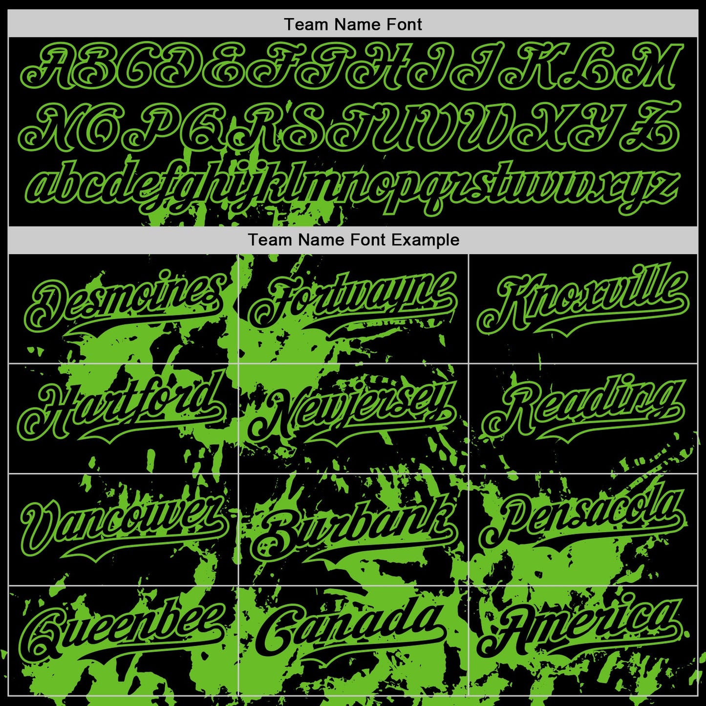 Custom Black Grass Green Splatter Authentic Baseball Jersey