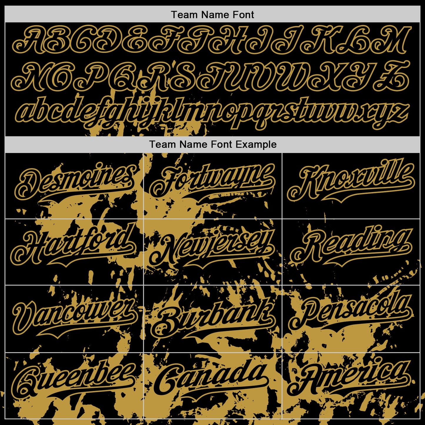 Custom Black Old Gold Splatter Authentic Baseball Jersey