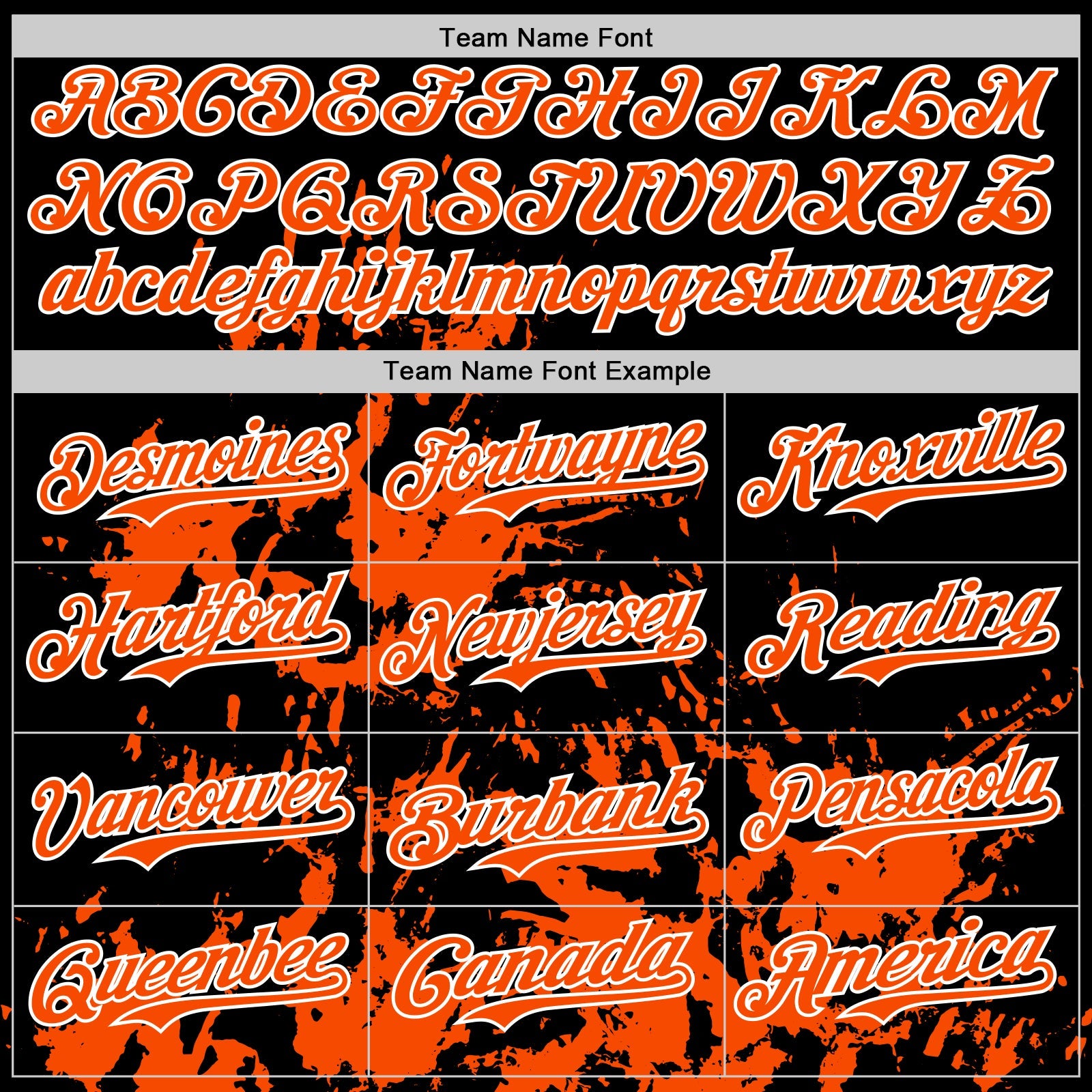 Custom Black Orange-White Splatter Authentic Baseball Jersey