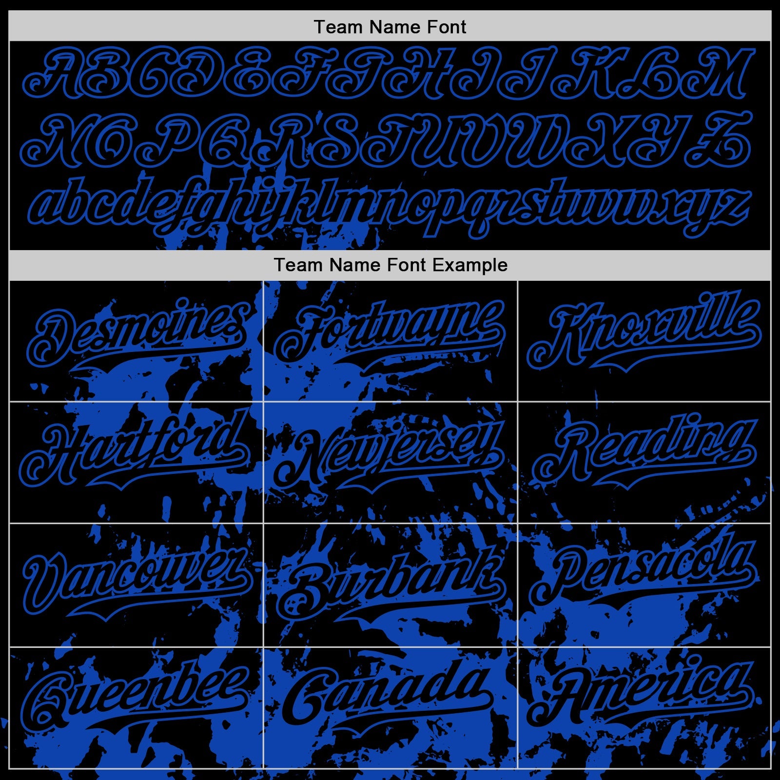 Custom Black Thunder Blue Splatter Authentic Baseball Jersey