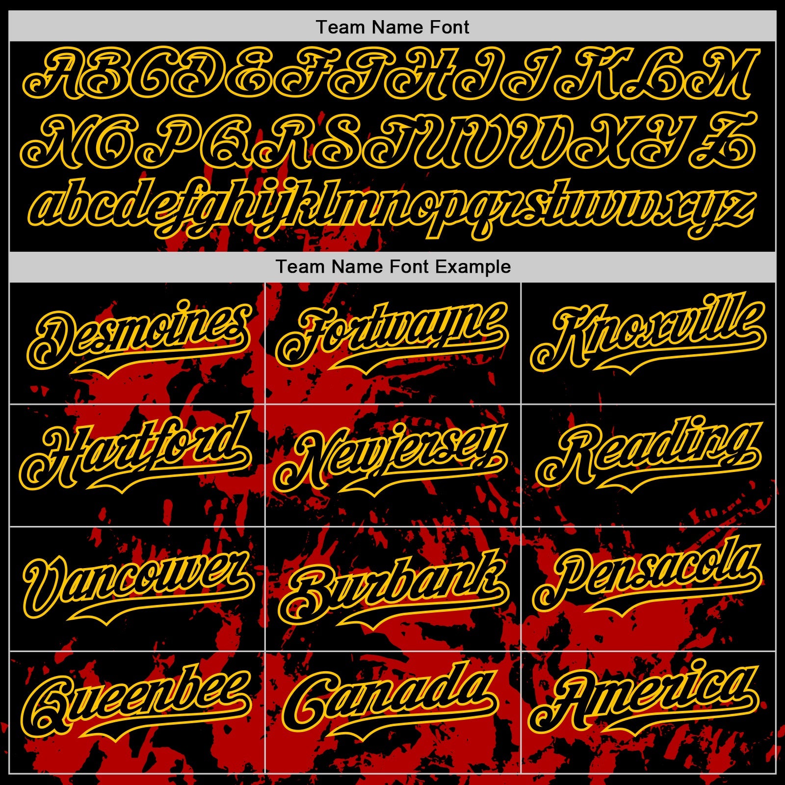 Custom Black Yellow-Red Splatter Authentic Baseball Jersey
