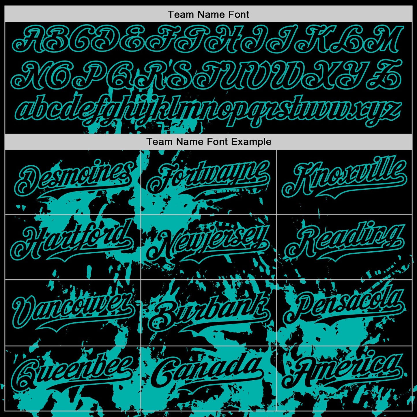 Custom Black Aqua Splatter Authentic Baseball Jersey